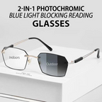 Arenzza sapphire-hard anti-blue light reading glasses with dual-use design for clear vision and eye protection.