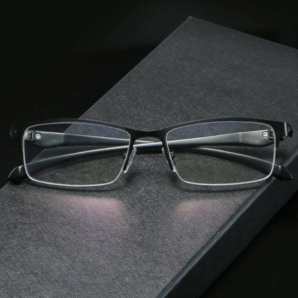 Arenzza sapphire-hard anti-blue light reading glasses with clear lenses, designed for durability and eye protection, suitable for near and far vision.