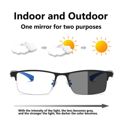 Arenzza sapphire-hard anti-blue light reading glasses with far and near dual-use lenses for clear, comfortable vision and eye protection.