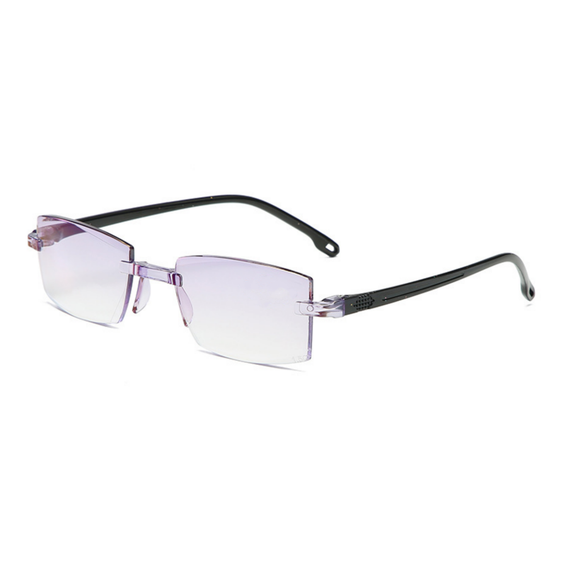 Arenzza sapphire-hard anti-blue light reading glasses with dual-use lenses for far and near vision, designed for eye protection and durability.
