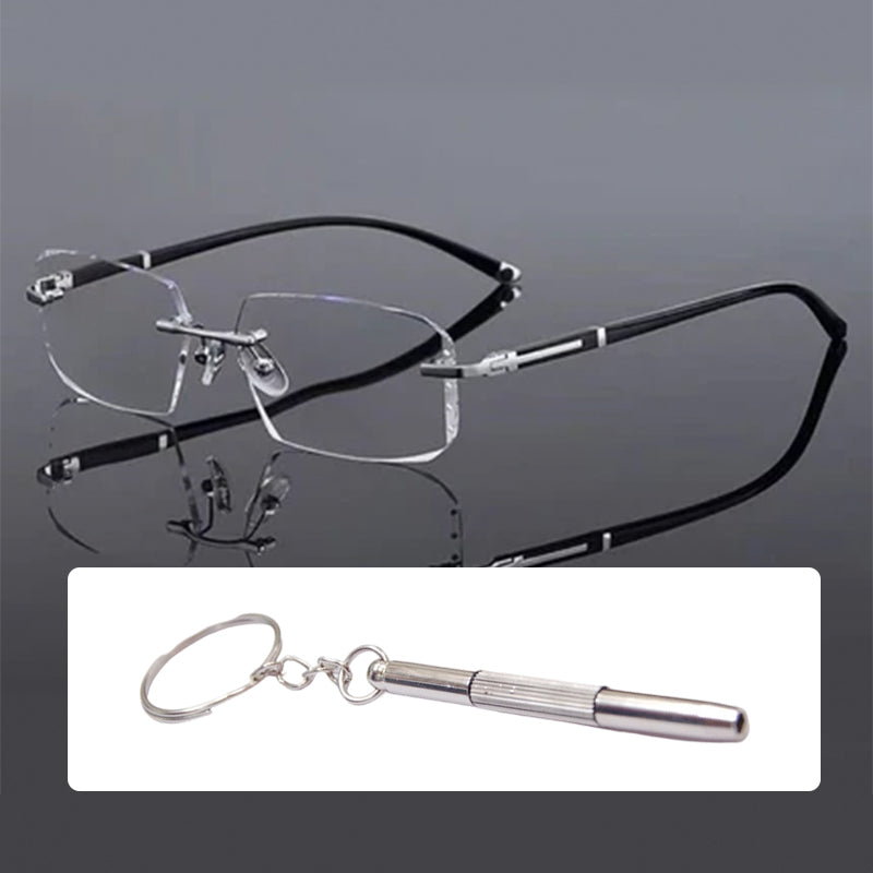 Arenzza sapphire-hard blue light blocking reading glasses with anti-blue light lenses, designed for durability and eye comfort.