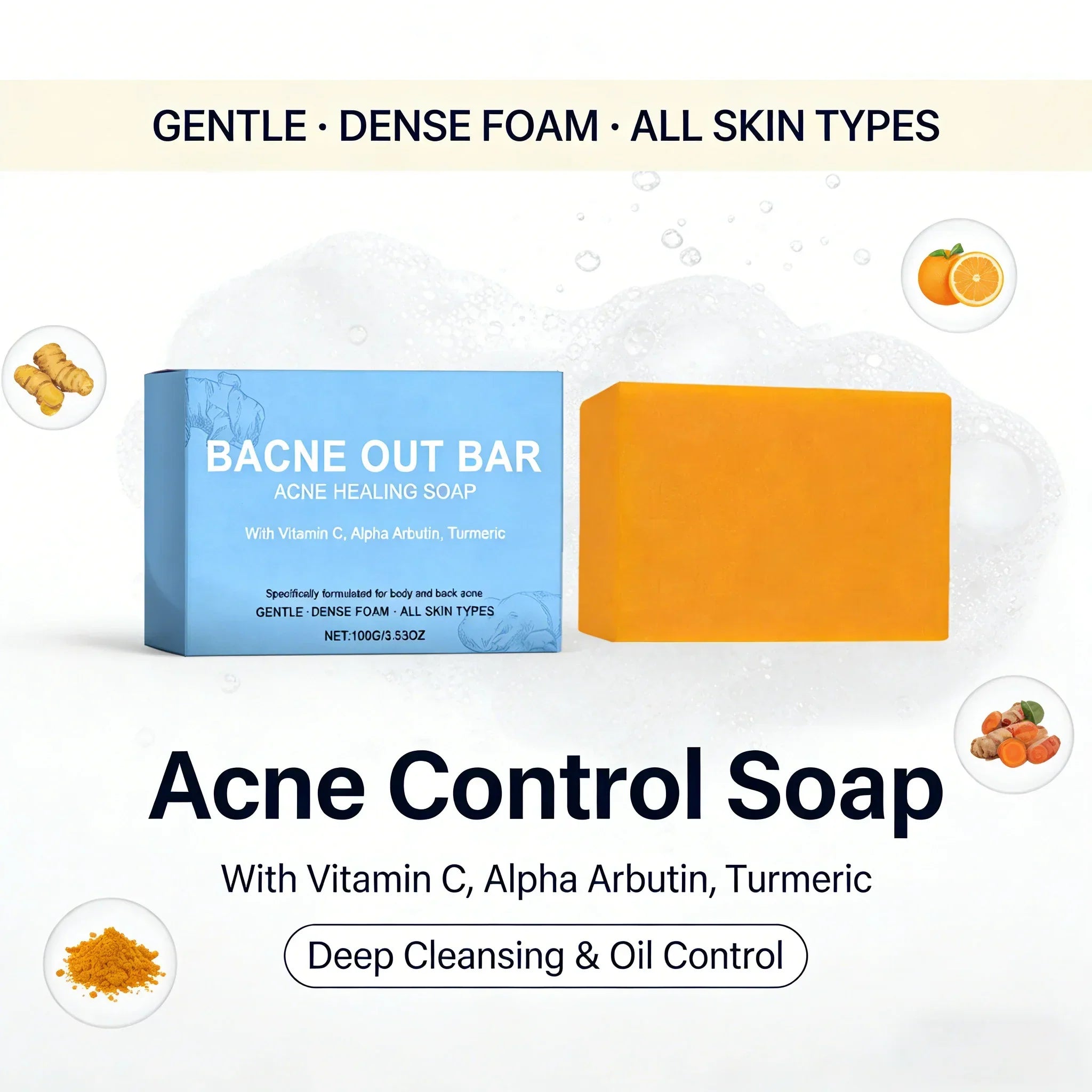 Bacne out Bar Acne Control Soap