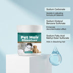 Pet Hair Dissolver washing machine Deep Cleaning Multipurpose Dissolving Agent Dog & Cat Hair Remover Dissolver for Clothes Odor