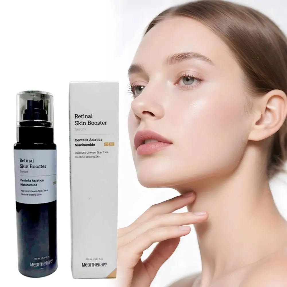 MEDITHERMAPY Soro intensificador de pele de retinol, desbotamento de manchas escuras, equilíbrio do tom da pele, melhora a linha fina, brilho, cuidados com a pele