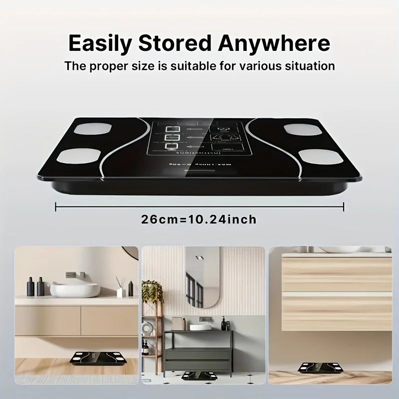 Smart Digital Scale With LED Display – Up To 400 lbs