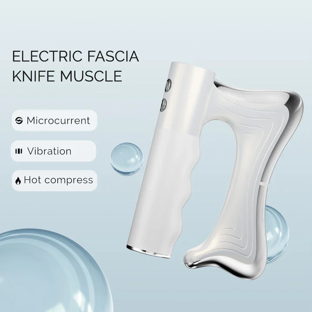 Electric Fascia Scraper Massager 10500RPM - Micro Current Vibration Relaxer
