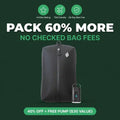 Arenzza VakuShield™ Pro vacuum bag with built-in PocketPump for efficient food storage and space-saving compression.