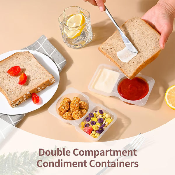 Arenzza reusable snack container with a clear lid and colorful silicone seal for storing snacks and keeping them fresh.