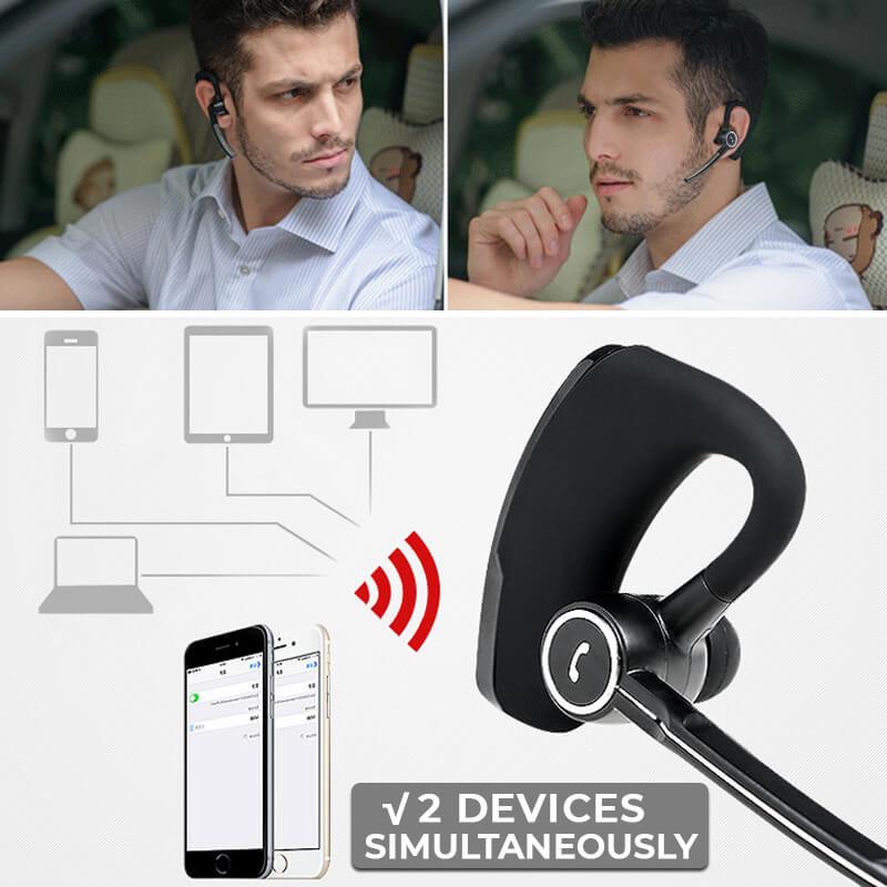 Arenzza stereo wireless Bluetooth headphones for business use, featuring over-ear design with cushioned ear cups and built-in controls.