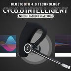 Arenzza stereo wireless Bluetooth headphones for business use, featuring over-ear design and built-in microphone for calls.