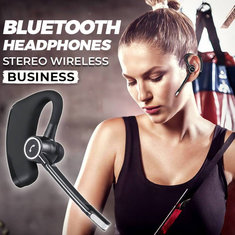 Arenzza stereo wireless Bluetooth headphones for business use, 3C product, showing over-ear design with built-in controls and ear cushions.