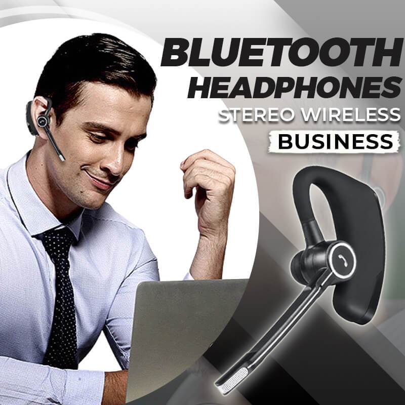 Arenzza stereo wireless Bluetooth headphones for business, showing sleek over-ear design and controls for 3C electronics use.