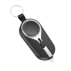 Arenzza KeyPact Duo 3C device with dual keys, sleek black design, and visible buttons for secure digital access.