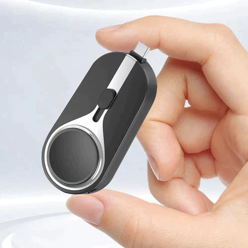 Arenzza KeyPact Duo 3C electronic device with sleek design, featuring multiple ports and a modern black finish.