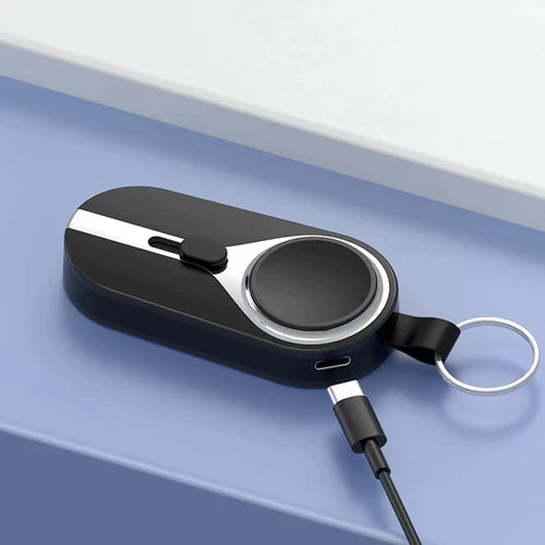 Arenzza KeyPact Duo 3C electronic device with sleek design, featuring multiple ports and controls for versatile connectivity.