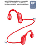 Arenzza Bone Conduction Bluetooth Headphones with open-ear design and sleek black finish, showing the headphone's earbuds and headband.