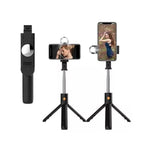 Arenzza 6-in-1 wireless Bluetooth selfie stick with adjustable extension and smartphone holder, designed for easy selfies and videos.