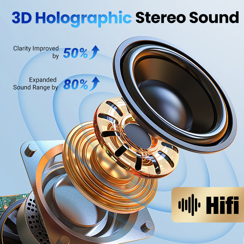 Arenzza Smart Bluetooth translation earbuds with black earbuds and charging case, 3C electronic device for language translation.