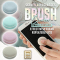 Arenzza 3C mobile phone screen wipe showing a clean, streak-free smartphone screen with a soft cloth and cleaning solution.