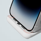 Arenzza 100W wireless fast charger and phone holder, sleek black 3C device with charging pad and phone support in use.
