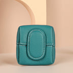 Arenzza colorful mini coin purse in solid colors, compact bag for coins and small essentials, featuring a cute portable design.