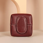 Arenzza colorful mini coin purse in solid color, portable bag with a smooth finish and compact design.