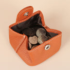 Aarenza cute portable mini coin purse in solid color, featuring a small, colorful bag design with a zipper closure.