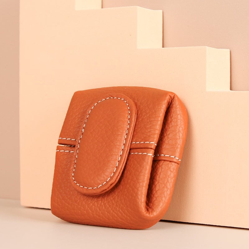 Arenzza cute portable mini coin purse in various solid colors, compact bag perfect for carrying coins and small essentials.