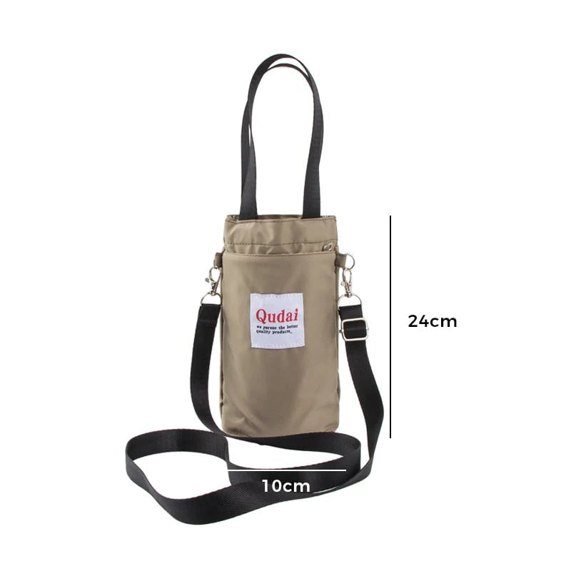 Arenzza outdoor multifunctional bag with multiple compartments and adjustable straps, shown sitting on a flat surface.