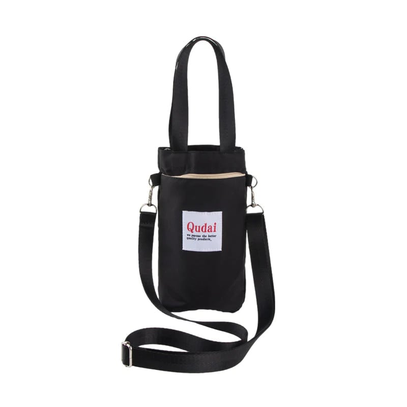 Arenzza outdoor multifunctional bag with multiple compartments, black fabric, and adjustable straps, ideal for travel and daily use.