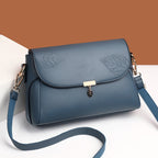 Leather multi-layer women's bag by Arenzza with stylish compartments, perfect for fashion-forward accessories and daily use.