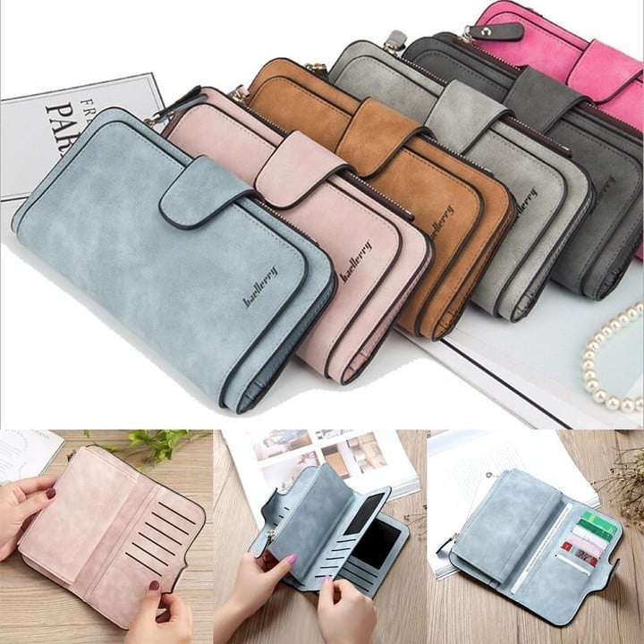 Arenzza retro glamorous women's wallet with multiple slots, featuring a stylish bag design in vibrant colors.