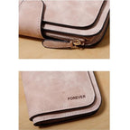 Arenzza retro glamorous women's wallet with multiple slots, stylish bag design with vibrant colors and elegant details.