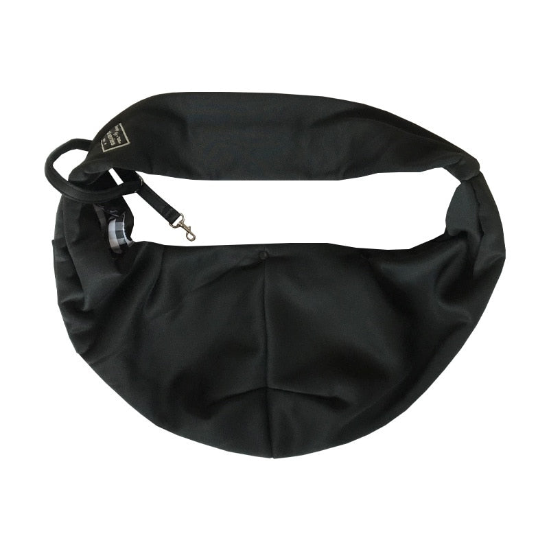 Arenzza dog sling carrier bag with adjustable strap and soft fabric, designed for comfortable pet transportation.