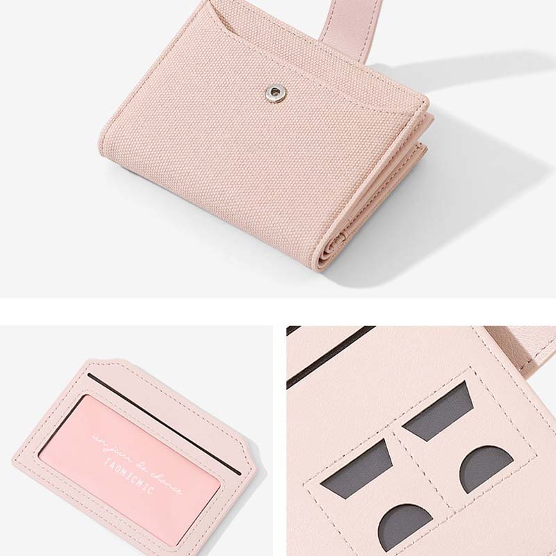 Arenzza handheld multi-layer zipper wallet with two-fold design, featuring multiple compartments and a sleek black finish.