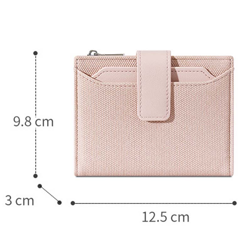 Arenzza handheld multi-layer two-fold zipper wallet with multiple compartments, black leather exterior, and silver zipper details.
