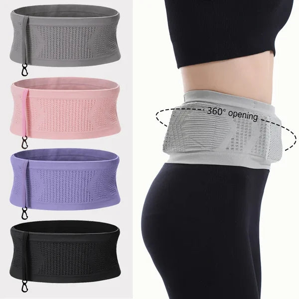 Arenzza multifunctional knit breathable waist bag with concealed storage, featuring a stylish, lightweight design for everyday use.
