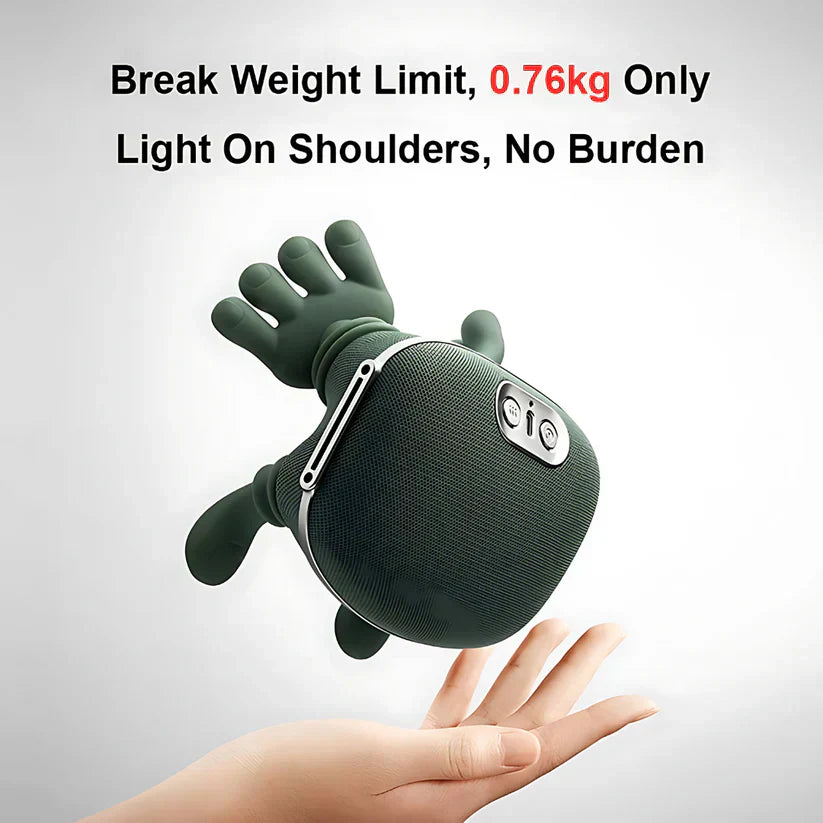 Arenzza Handiva™ neck and shoulder massager with realistic hand grips and ergonomic design for deep muscle relaxation.