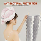 Arenzza premium ultra-absorbent bathroom towel showcasing soft, plush fabric in a neutral color for quick drying and comfort.