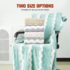 Arenzza premium soft ultra-absorbent bathroom towel displayed, showing its plush texture and large size for drying off after a bath.
