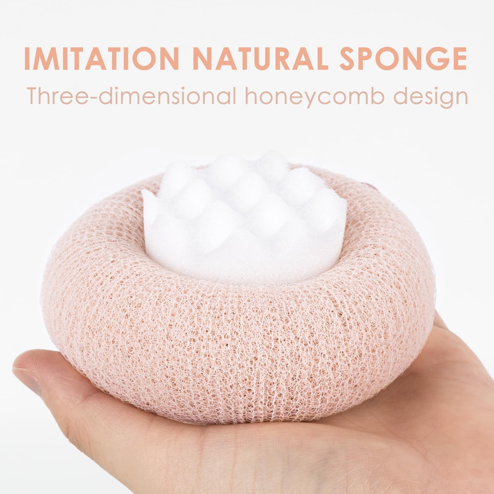 A soft sunflower-shaped suction cup bath ball from Arenzza, designed for bathroom use, with bright yellow sunflower details.