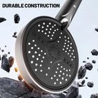 Arenzza multi-functional high pressure handheld shower head for bathroom use, with multiple spray settings and sleek design.