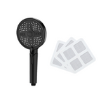 Arenzza multi-functional high pressure handheld shower head for bathroom, featuring multiple spray settings and modern design.