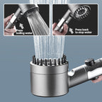 Arenzza multi-functional high-pressure bathroom shower head with sleek design, ideal for a modern home bathroom.