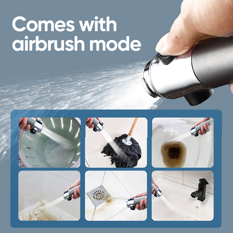Arenzza high pressure multi-functional bathroom shower with multiple spray settings and modern design.