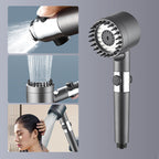 Arenzza high-pressure multi-functional bathroom shower head with sleek design and adjustable settings for a luxurious shower experience.