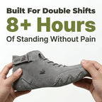 Aarenza Easystep™ orthotic insoles designed to reduce foot pain and enhance daily comfort, shown in a bold visual design.