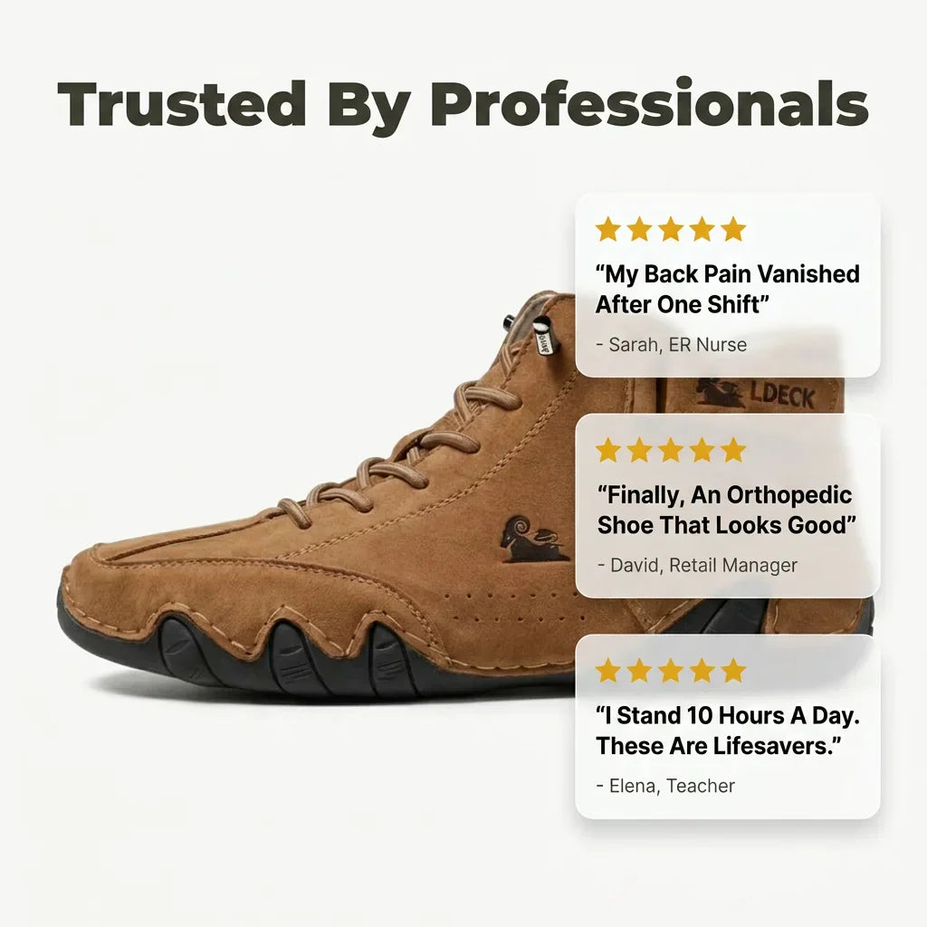 Arenzza Easystep™ foot pain relief support displayed on social proof wall, showcasing its ergonomic design for daily comfort.