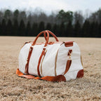 Aarenza EasyCarry™ ultra-capacious wrinkle-free travel bag with multiple compartments and sturdy handles, ideal for organized packing.