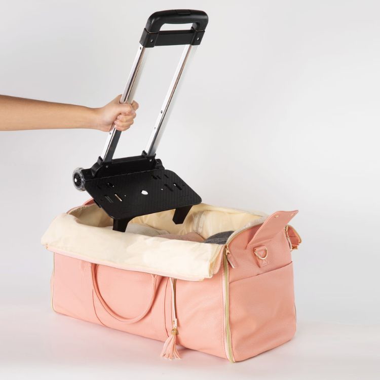 Arenzza EasyCarry™ ultra-capacious wrinkle-free travel bag with multiple compartments and sturdy handles, ideal for efficient packing.